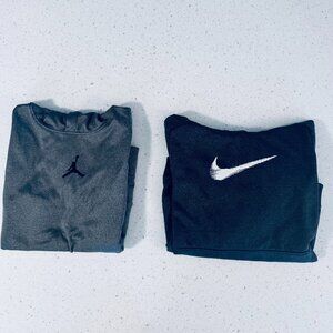 (2) Jordan & Nike Boys' Therma Dri-Fit Hoodie Set - Size Youth Large